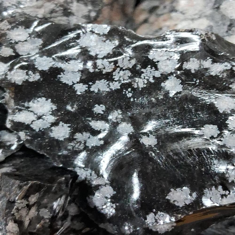 Snowflake Obsidian Rough stone