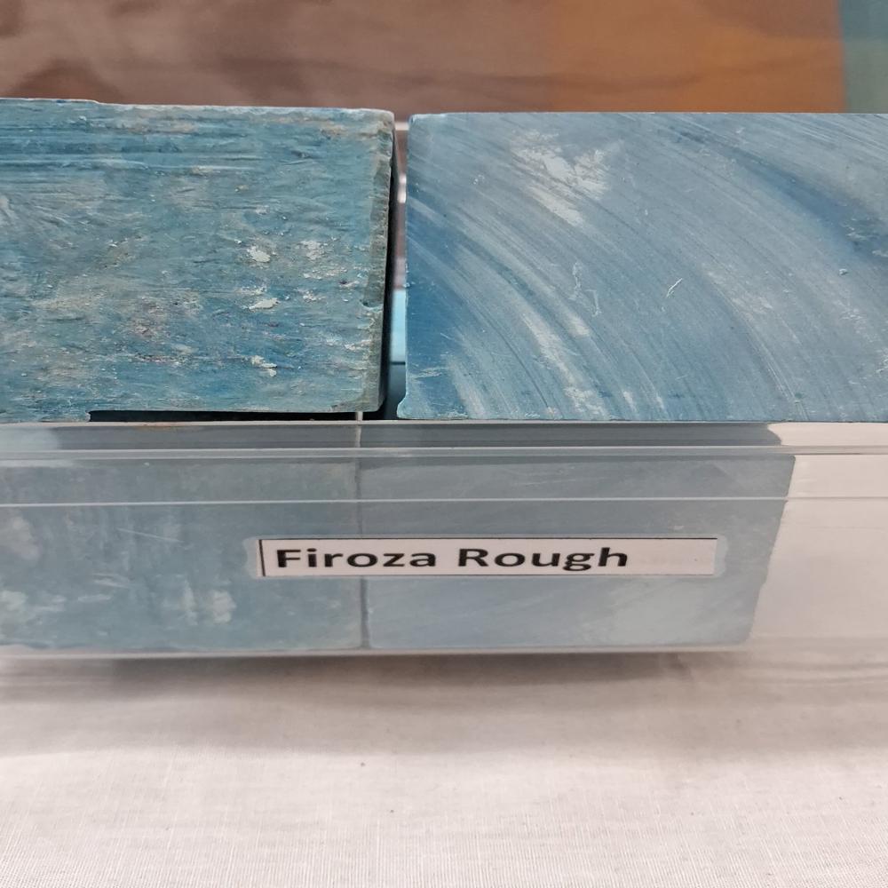 Natural Firoza Rough Stone - Color: Blue