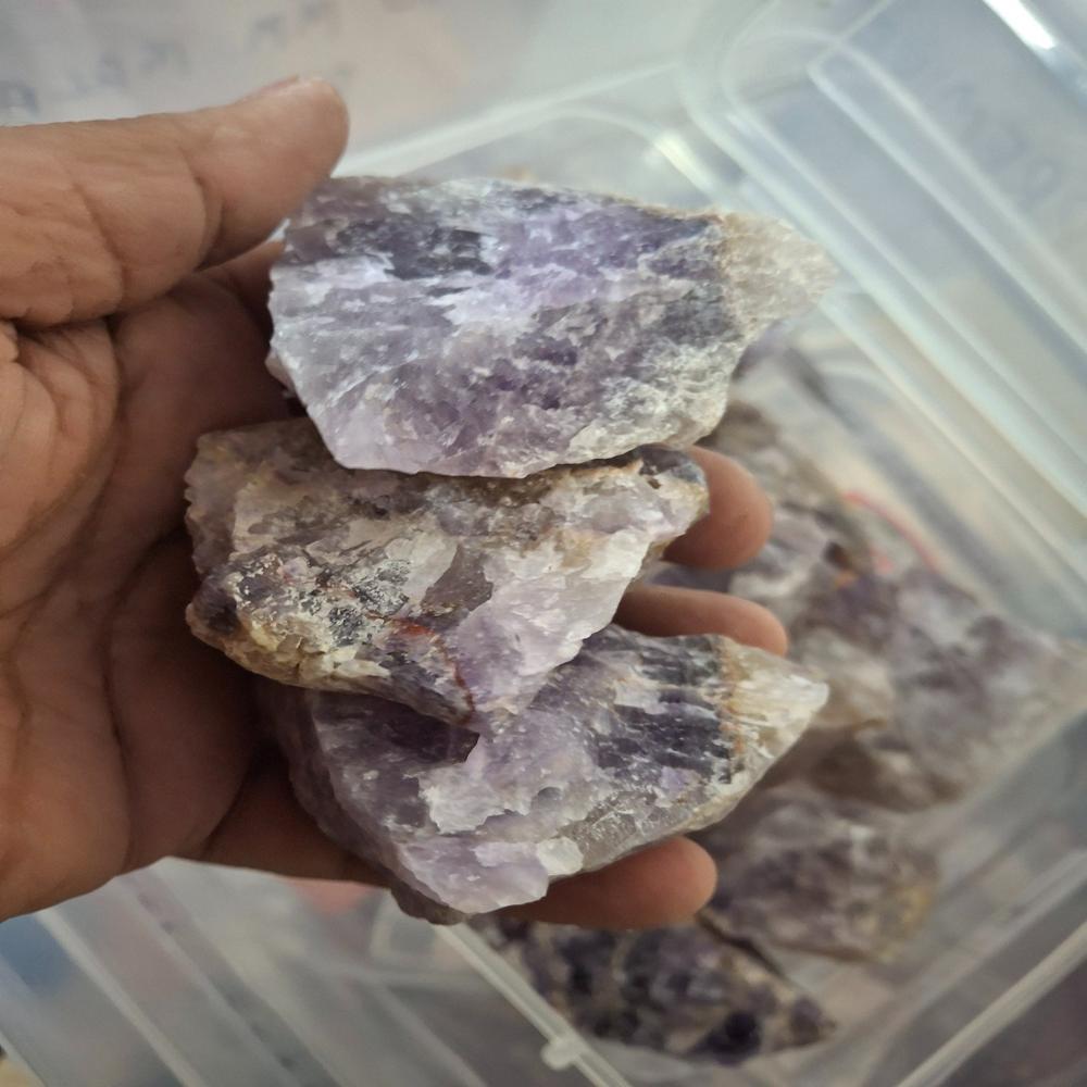 Amethyst Rough Stone Amethyst Raw Stone - Color: Purple