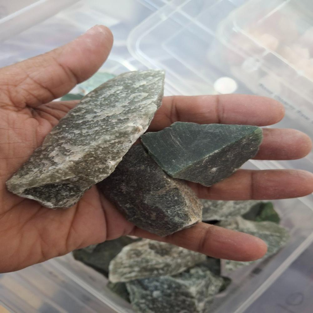 Green Jade Raw Stone