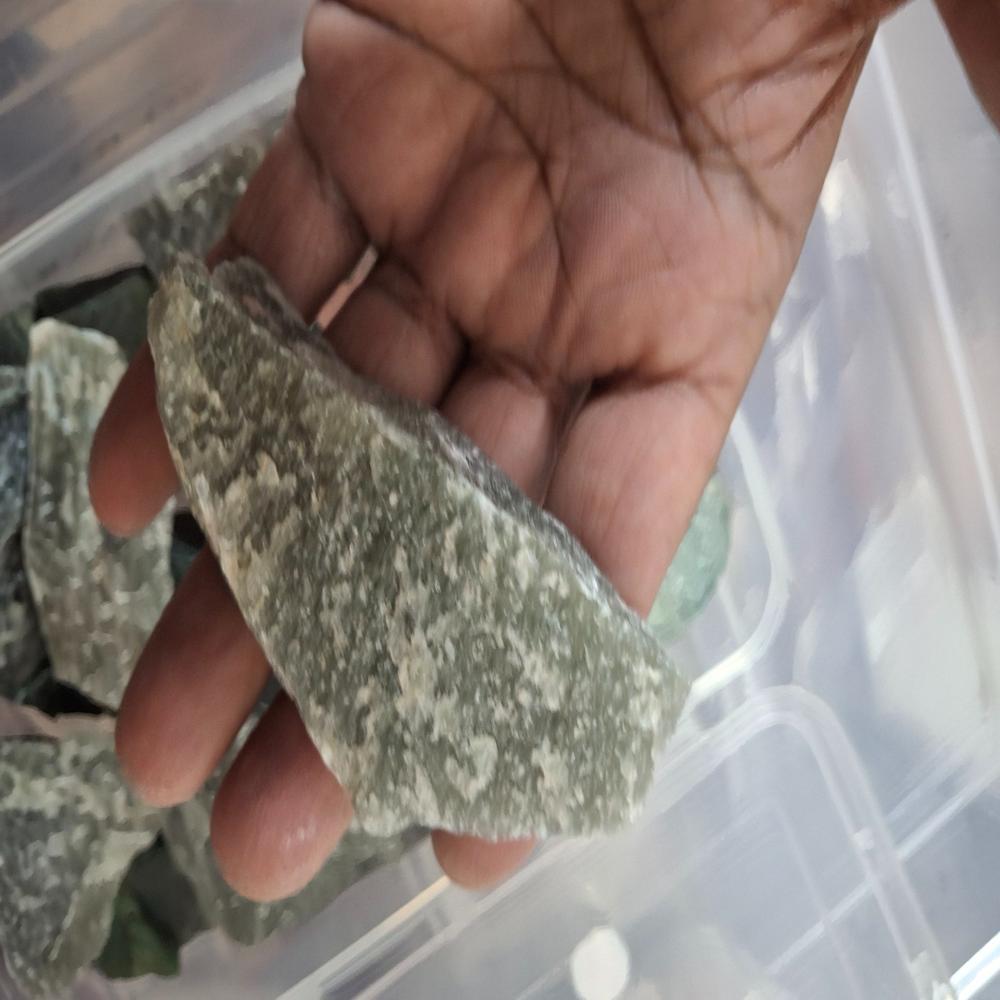 Green Jade Raw Stone
