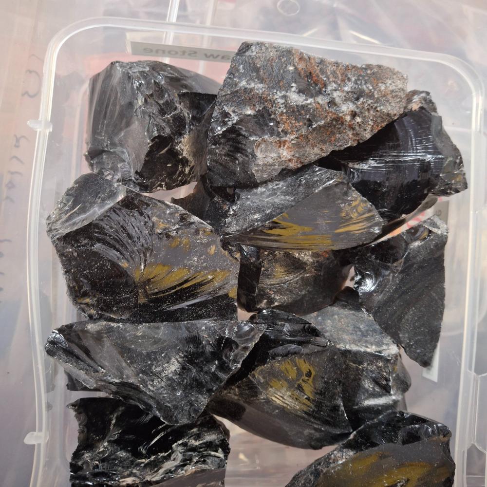 Black Obsidian Rough Stone