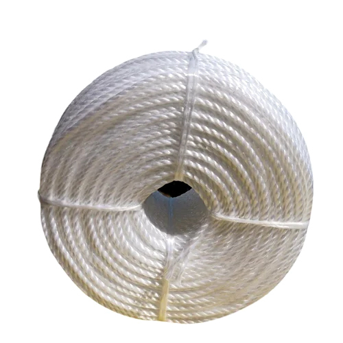 White Pp Polypropylene Rope - Length: 50 Meter (M)