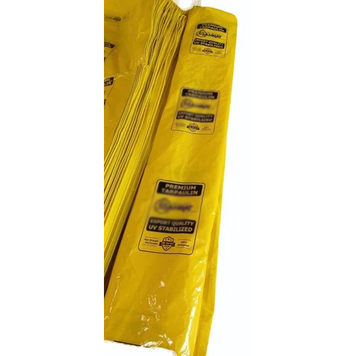 30X30 Cm Laminated Tarpaulin - Color: Yellow