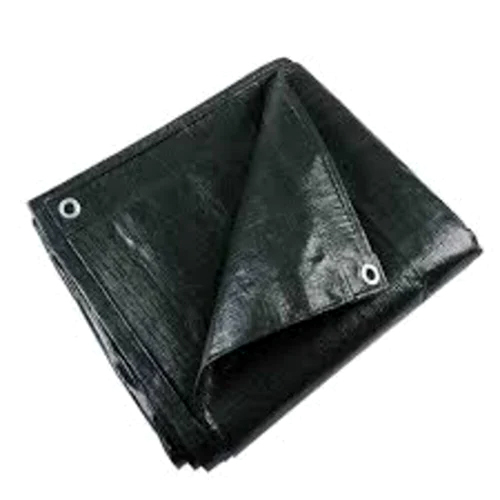 40X50 Meter Plastic Tarpaulin - Color: Black