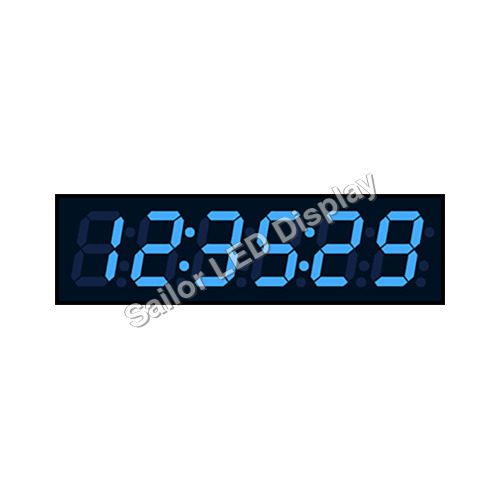 Blue Color Digital Clock