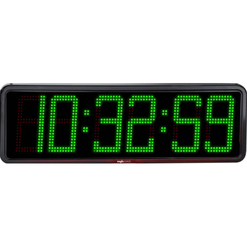 30 X 12Inch Yellow Color Digital Clock - Features: High Quality