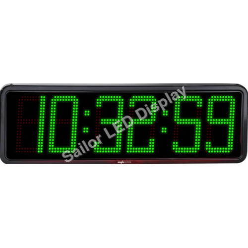 Digital Clock (Green Color) - Battery Life: 1 Years