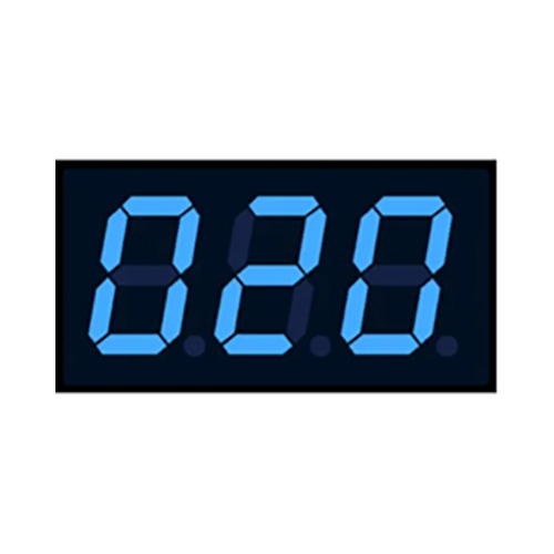 Blue Color Token Number Display Digital Clock - Features: High Quality