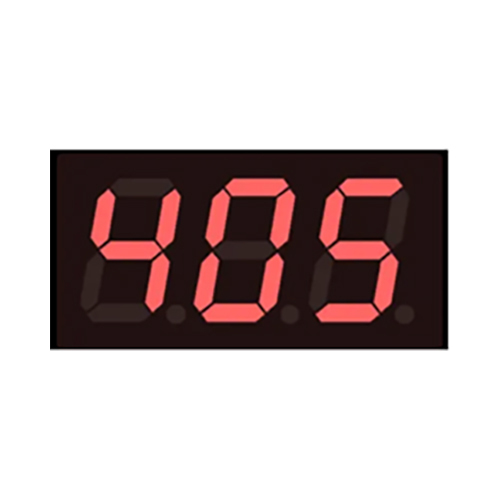 Red Color Token Number Display - Size: Various Available