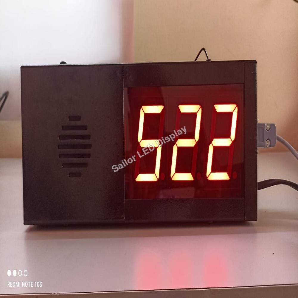 Token Number Display (Red Color) - Features: High Quality