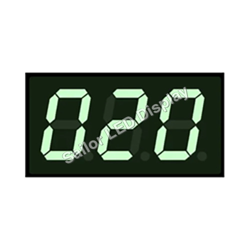 Green Color Token Number Display