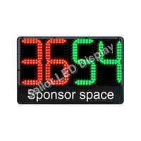 Red And Green Color Football Player Substitution Display - Application: Programming