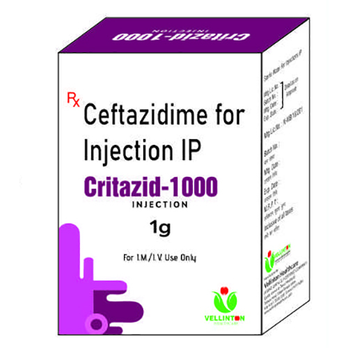 Critazid-1000 Injection - Physical Form: Liquid