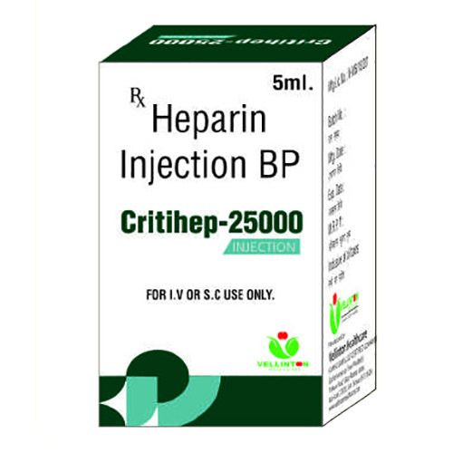 Critihep-25000 Injection - Physical Form: Liquid
