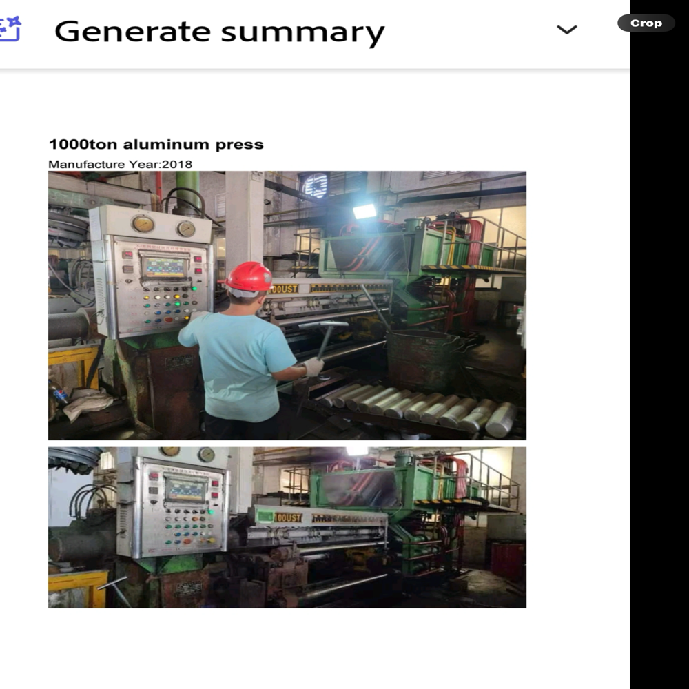 Aluminium Extrusion Presses - Automatic Grade: Semi-automatic