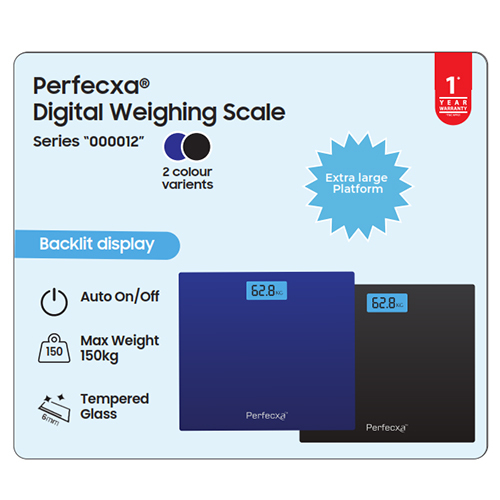 Perfecxa Digital Weighing Scale - Accuracy: 100 %