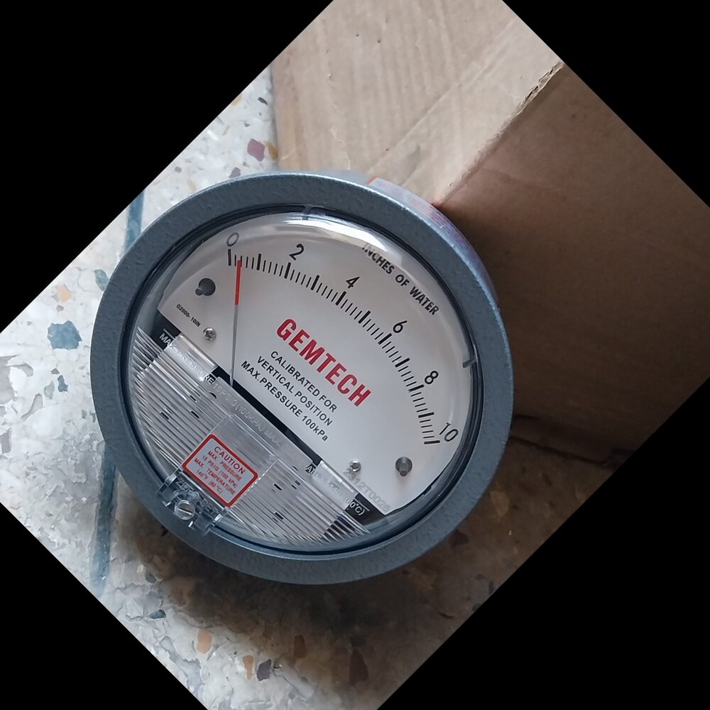 GEMTECH DIFFERENTIAL PRESSURE GAUGE IN Malviya Industrial Area Rajasthan India