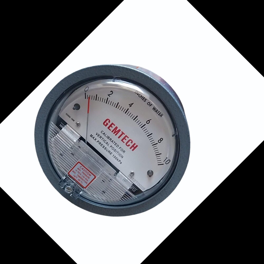 GEMTECH DIFFERENTIAL PRESSURE GAUGE IN 22 Godam Industrial Area Rajasthan India