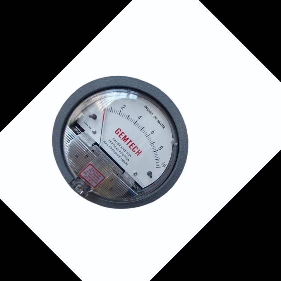 Gemtech Differential Pressure Gauge In 22 Godam Industrial Area Rajasthan India - Accuracy: 2% (-Ha Model 1) Of Fs (3% (-Ha 1.5%) On -0