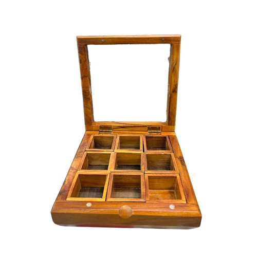 Wooden Spice Box