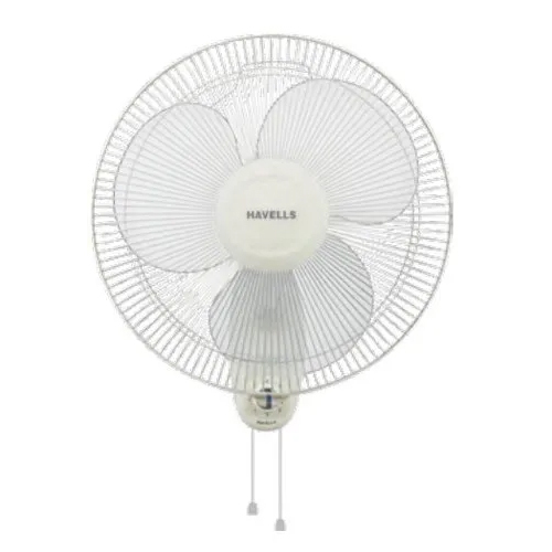 Swing White Wall Mount Fan - No. Of Blades: 3