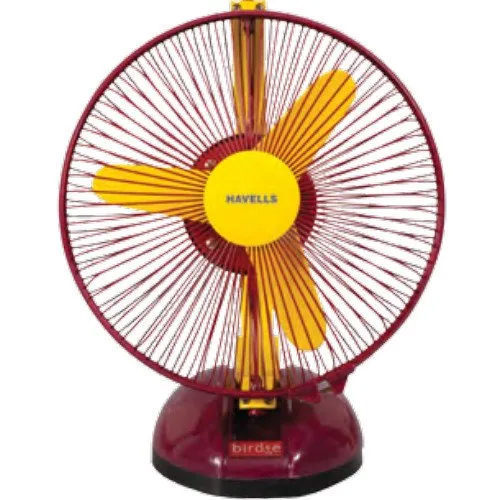 Birdie Yellow And Maroon Personal Fan - Installation Type: Table