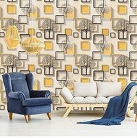 3D Abstract Design PVC Self Adhesive Wallpaper