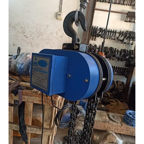 3 Ton Electric Chain Hoist - Color: Blue