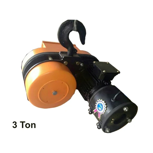 3 Ton High Speed Electric Chain Hoist - Color: Yellow And Black