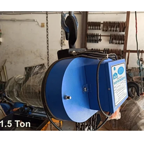 1.5 Ton Industrial Electric Chain Hoist - Color: Blue