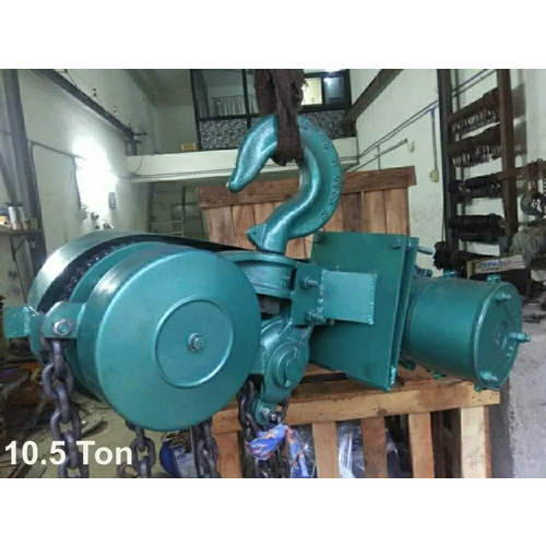 10.5 Ton Three Phase Electric Chain Hoist - Surface Finish: Polished