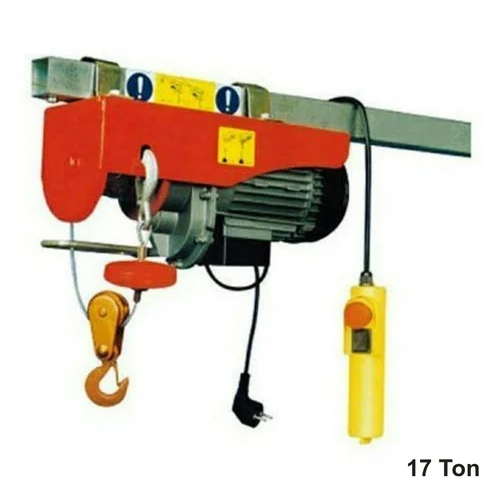 17 Ton Mini Electric Hoist - Color: Red