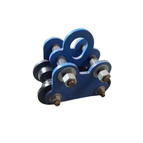 Mild Steel Push Pull Trolley - Color: Blue