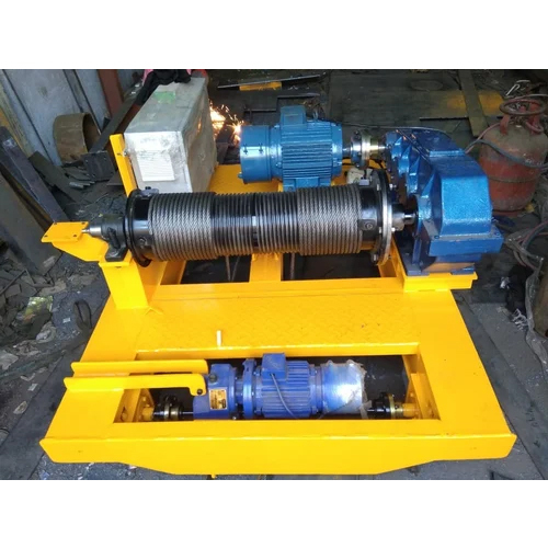Double Girder Hoist Crab - Color: Yellow