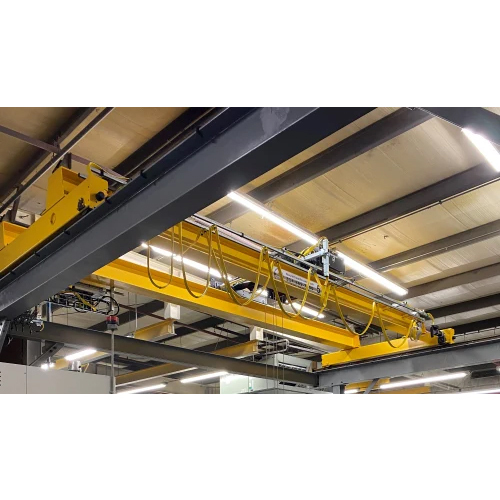Portable Single Girder Gantry Crane - Color: Yellow