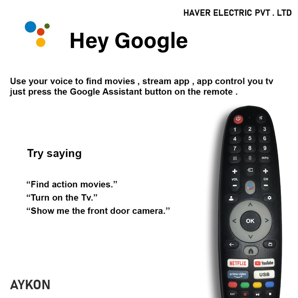 75 Inch Google Led Tv - Color: Black