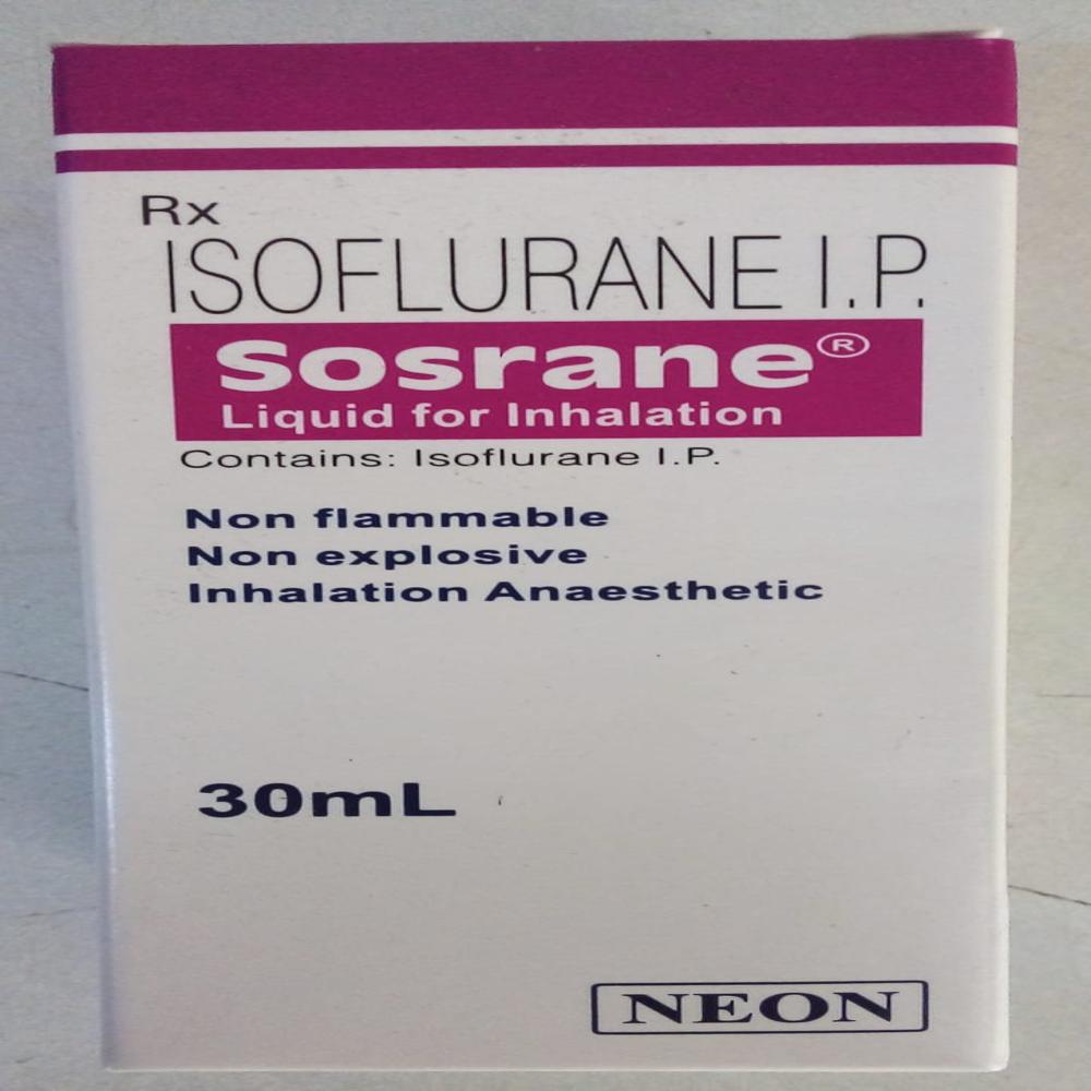 Sosrane 30ml - Isoflurane I.p | Suitable For Anesthesia And Medical Applications, Reliable Performance In Surgical Settings