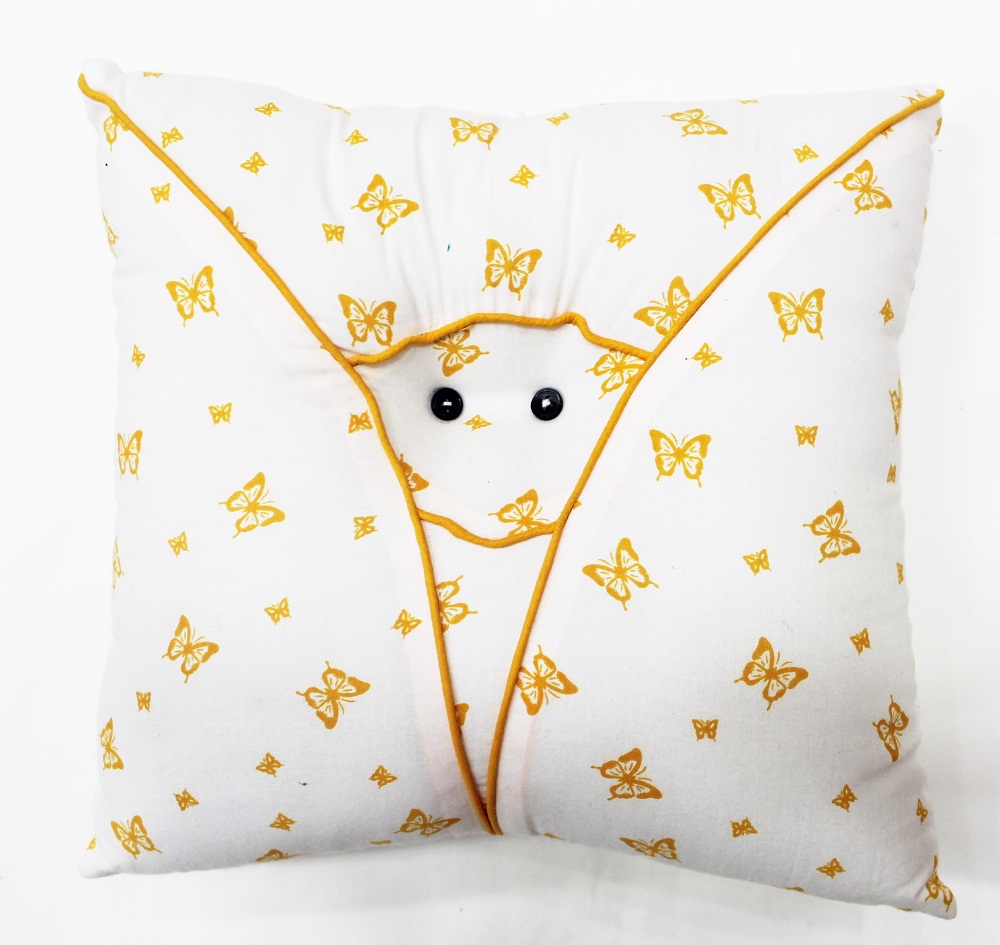 Teddy Bear Print Baby Pillow Case