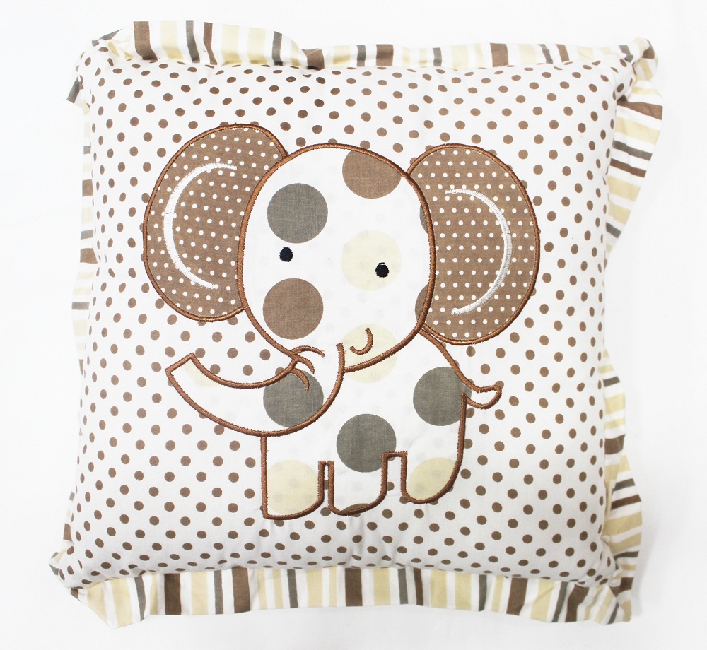 Teddy Bear Print Baby Pillow Case