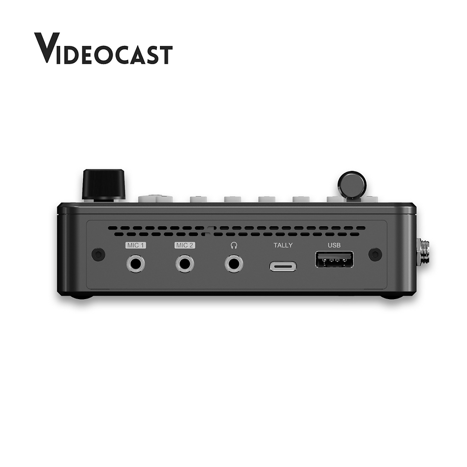VIDEOCAST V1 Live Mixer Compact 4-Channel HDMI Streaming Video Switcher