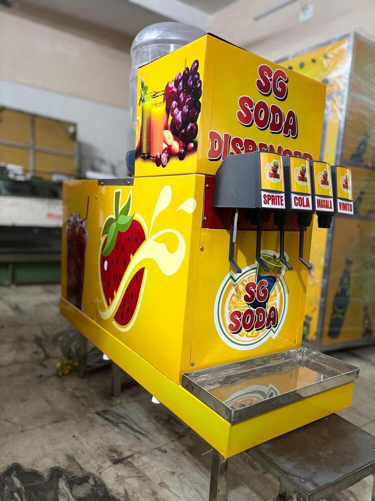 4 Flavors Table Top Soda Machine