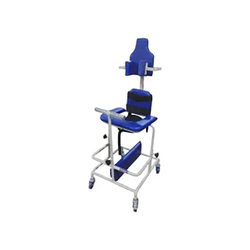 Pediatric Walker With Head Support For Disability - Color: Blue