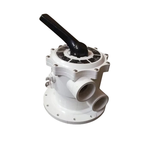 Swimming Pool Multiport Valve - Color: White