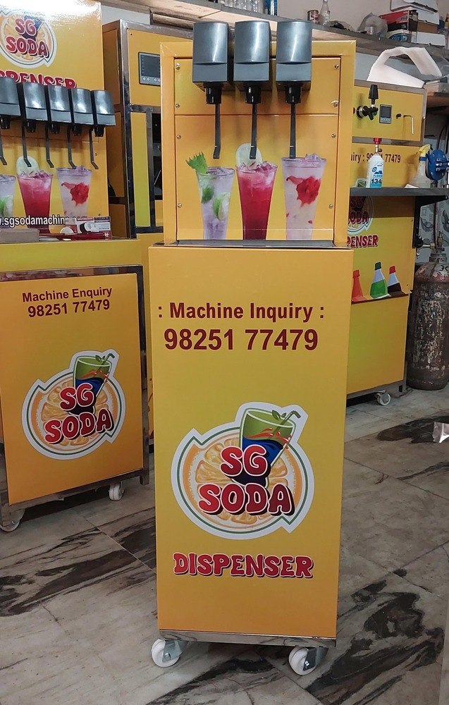 3 Nozzle Compact Soda Machine - Automatic Grade: Semi-Automatic