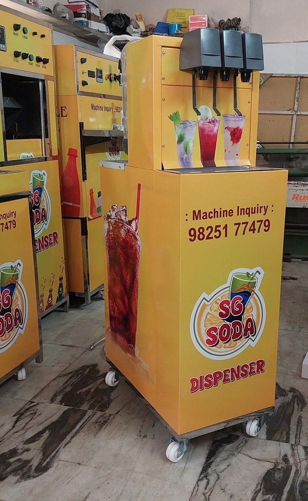 3 Nozzle Compact Soda Machine - Automatic Grade: Semi-automatic