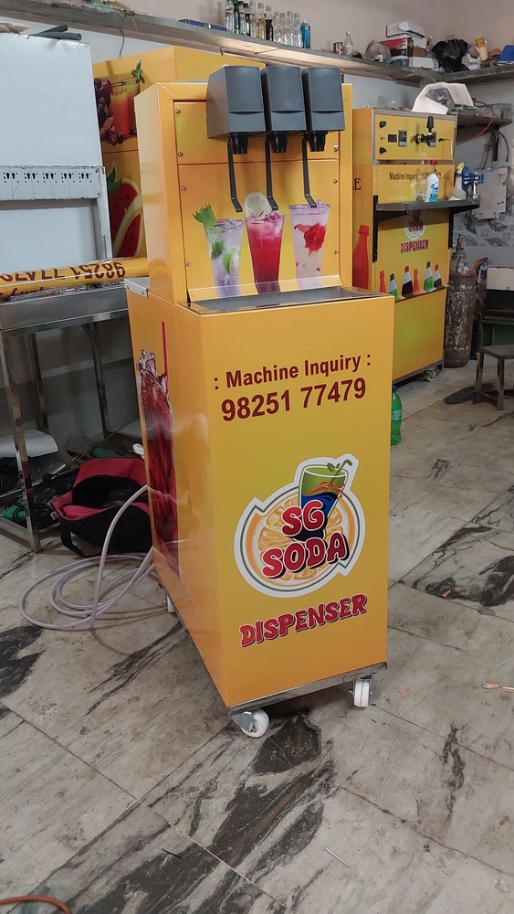 3 Nozzle Compact Soda Machine - Automatic Grade: Semi-automatic