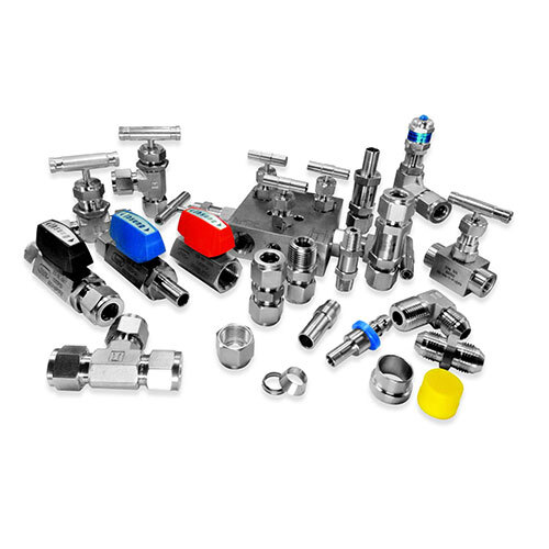 Instrumentation Fittings - Color: Silver
