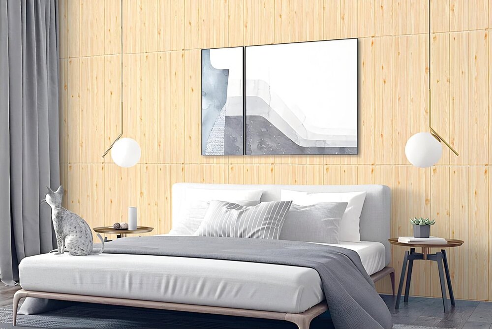 Foam 3D Wooden Self-Adhesive Wall Sticker