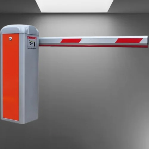 Automatic Toll Plaza Boom Barriers - Color: Grey And Orange